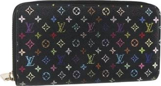 Louis Vuitton Pre-owned Wallets, female, Multicolor, Size: ONE SIZE Pre-owned Vintage Canvas Wallet