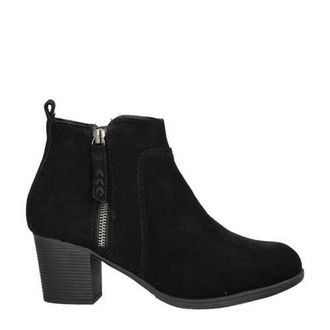 Skechers Taxi su&egrave;de enkellaarzen zwart