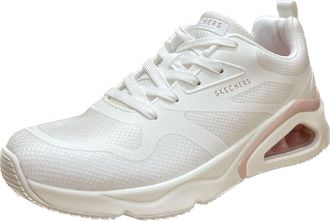 Skechers Womens Tres-Air Uno Revolution-Airy Sneaker, White Hot Melt/Mesh, 5.5 UK