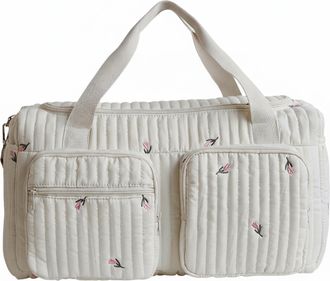 Generic Mommy Baby Duffle Bag - Large Capacity Quilted Diaper Bag for Women with Multiple Pockets for Hospital and Weekender Travel Style 1