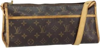 Louis Vuitton Pre-owned Canvas Schoudertas - Dames - Vintage Schoudertas - Bruin - ONE Size - Vintage