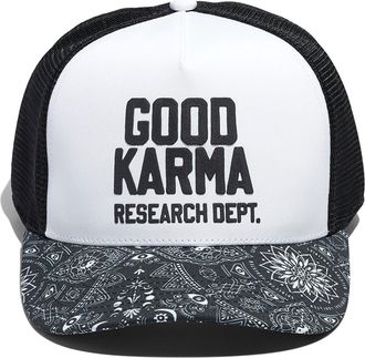 Spiritual Gangster Good Karma Trucker Hat in Black at Nordstrom