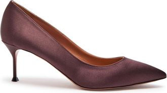 Aquazzura Aquazzura Purist 65 Satin Pumps - Brown