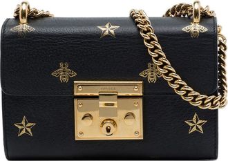 Gucci Pre-owned Gucci Small Calfskin Bee Star Padlock Crossbody Ladies N4V9BKQ2YBRP7RZQ