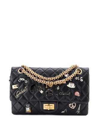 Chanel Lucky Charms Reissue 2.55 Flap Bag Quilted Aged Calfskin 225 shoulder bag - Nero