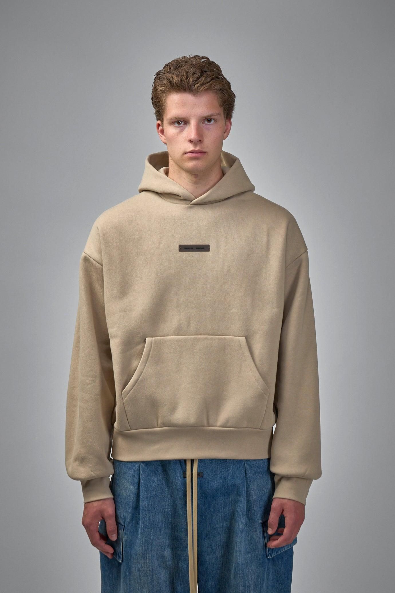 Homme, Sweatshirts et sweats à capuche, Brun, Taille