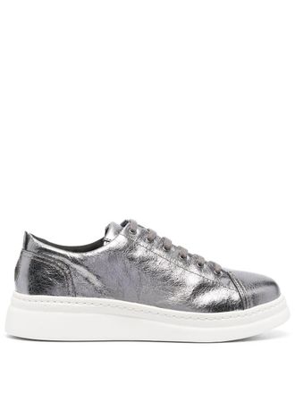 Camper metallic lace-up low-top sneakers - Grey