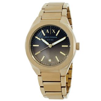 A|X Armani Exchange Sync Quartz Brown Dial Ladies Watch AX6031