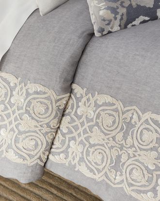 Callisto Home Cervia Cord Duvet, Queen