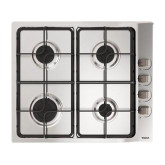 Teka E/60.3 4g Nat - Encimera De Gas 4 Zonas Coccion Ancho 60 Cm Gas Natural