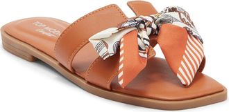 Top Moda Vesta Flat Sandal in Tan Pu at Nordstrom Rack, Size 6.5