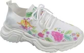 Generic Ladies Slip on Trainers Arch Support Sport Shoes Womens Sneakers Striped Mesh Comfortable Casual Shoes Womens Sneakers Walking Womens White (Pink, 6.5