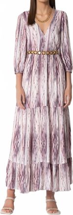 Tart Collections Emeline Maxi Dress In Linear Dusk