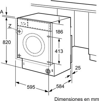 OEM Lavadora Secadora Integrable Bosch Wkd24362es