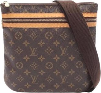 Louis Vuitton Pre-owned Cross Body Bags, female, Brown, Size: ONE SIZE Pre-owned Pochette Bosphore Shoulder Bag