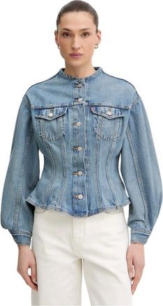 Levi's Dames, Jassen, Blauw, Maat: XS Katoen