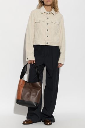 Marni Corduroy Jacket, Womens, Cream