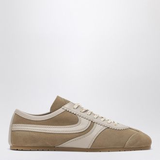 Dries Van Noten Sneaker beige in pelle e suede