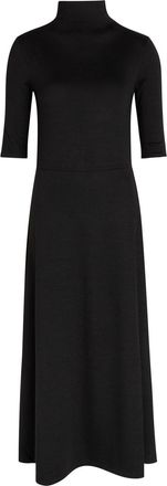 Vince Jersey Close-knit Dress - Black - XL (UK16 / XL)