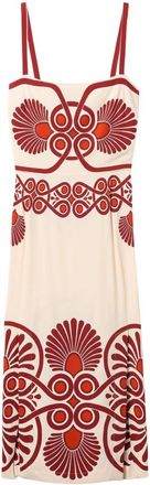 La DoubleJ Buy Me A Martini Jurk - Dames - Casual kleedjes - Beige - M - Leer - Kleedjes