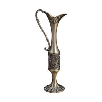 OEM Jarrones Esbeltos De Metal De Estilo Art&iacute;stico Escandinavo Con Detalles En Bronce