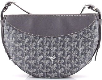 Goyard Hirondelle Shoulder Bag Coated Canvas and Leather