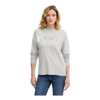 DKNY Mujer, Jerseys, Gris, Talla: XS