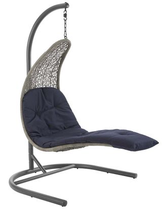 ModWay Landscape Hanging Chaise Lounge Outdoor Patio Swing Chair