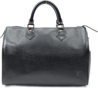 Louis Vuitton Pre-owned Womens Speedy 35 Handbag - Black - One Size
