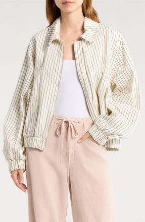 Blank NYC Railroad Jacket in Sail Away - Rail Road Fabric at Nordstrom, Size X-Small