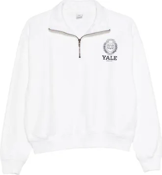 Sporty & Rich Essie Zip Graphic-print Sweatshirt