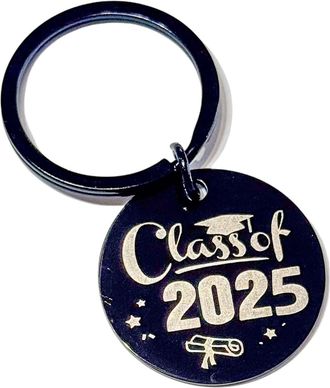 Generic Class of 2025 Metal Graduation Keyring, University College School (Black)