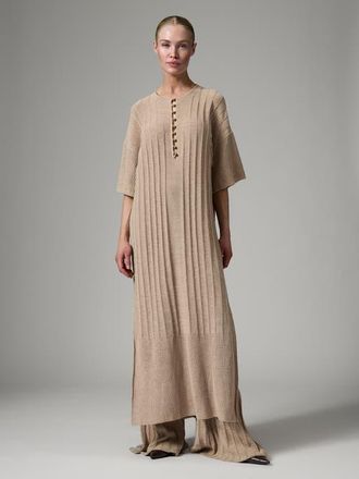 Day Birger Et Mikkelsen Stellan Loose Ribbed Knit Dress in Cobblestone at Nordstrom, Size Xx-Small