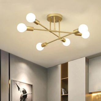 OEM L&aacute;mpara De Techo N&oacute;rdica, De Dise&ntilde;o Innovador, Luz Led Creativa Para Interiores, Ideal Para Restaurantes, Salas De Estar U Oficinas, De Estilo Industr