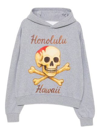 Melt printed hoodie - Grey