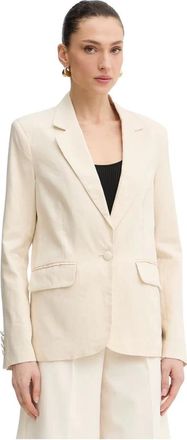 Silvian Heach Jassen, Dames, Beige, XL, Polyester, Pillik Blazer