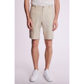 Paisley & Gray Felix Slim Fit Shorts in Tan Linen at Nordstrom Rack, Size 42