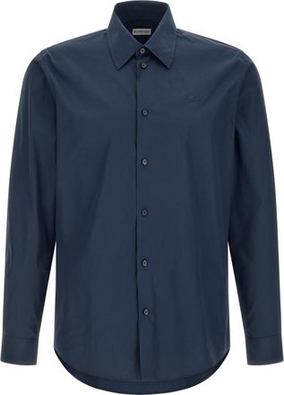 Burberry Graphite Blue Cotton Shirt