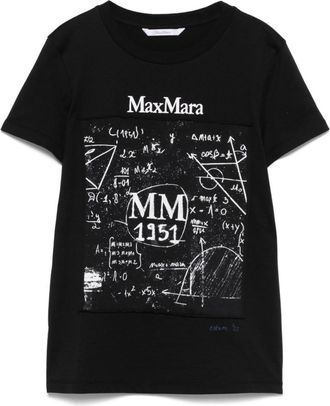 Max Mara Black Colibri T-shirt