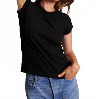 perfectwhitetee Sheryl Tee In Vintage Black