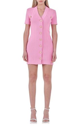 endless rose V-Neck Sweater Dress in Pink at Nordstrom, Size Large
