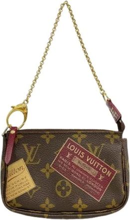 Louis Vuitton Pre-owned Mini Pouch - - Pre-owned - Donna - Marrone - ONE SIZE