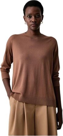 Marella Maglieria girocollo - - Knitwear - Donna - Marrone - M