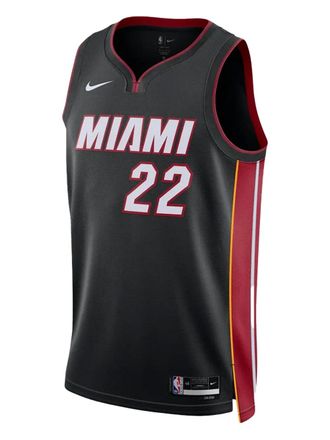 Nike NBA Miami Heat Jimmy Butler Icon Edition 2022/23 Swingman jersey tanktop - Zwart