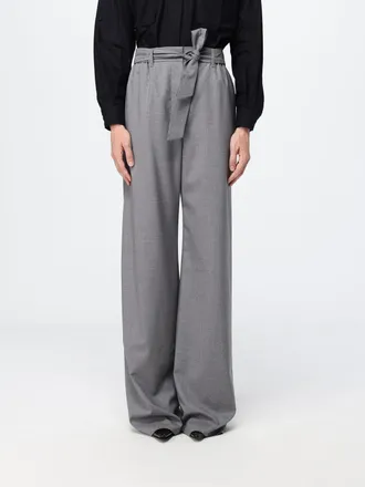 Max Mara Virgin Wool Palazzo Trousers