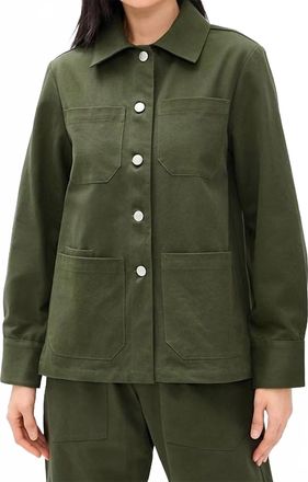 Secular Brea Lightweight Jacket In Olive Green