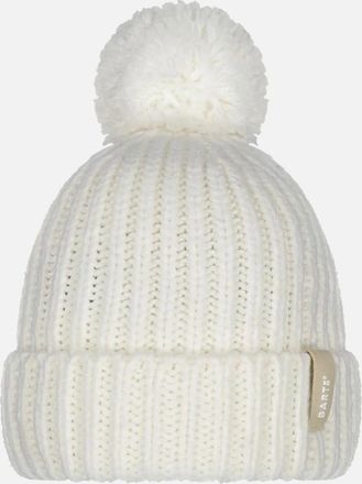 Barts Womens Barts Womens Joansy Curffed Pom Pom Bobble Hat - Cream - Size: ONE size