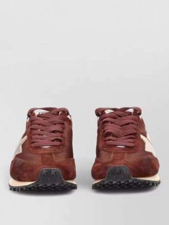 Golden Goose marathon runner sneaker suede panels sole