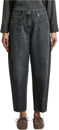 PESERICO Jeans Cropped - - Jeans - Donna - Nero - L