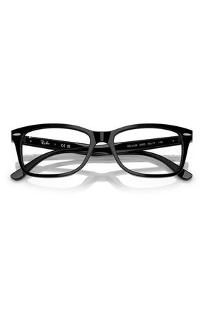 Ray-Ban 55mm Square Optical Glasses in Black at Nordstrom